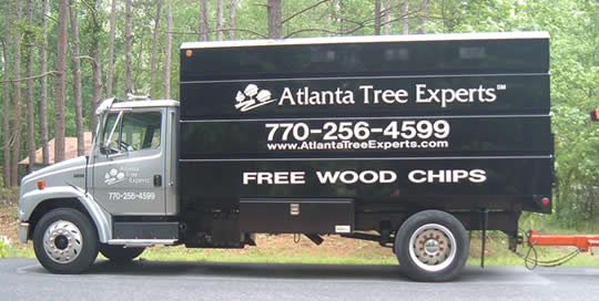 Tree Removal Truck and Chipper - Atlanta Tree Service Experts
